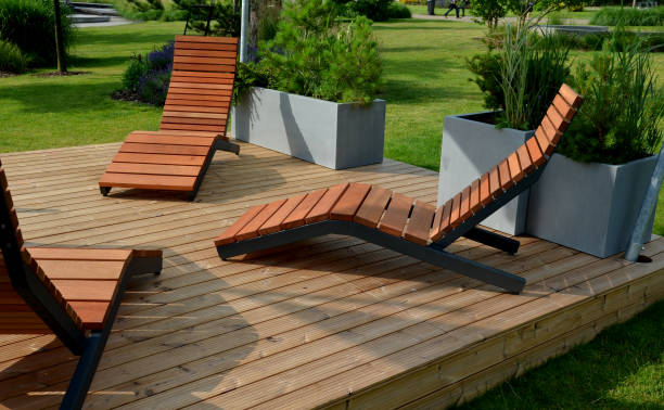Terrasse extérieure en Seine-et-Marne